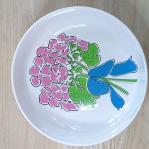 Gloria Vanderbilt Floral Ceramic Bowl